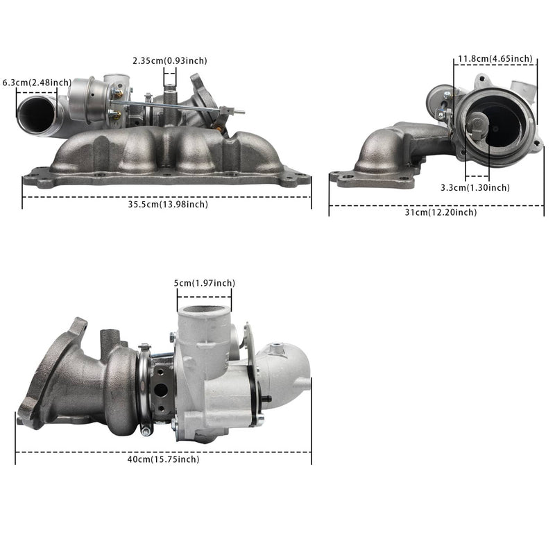 Turbo Charger for 2014-2017 Range Rover Evoque L538 Discovery Sport L550 2.0