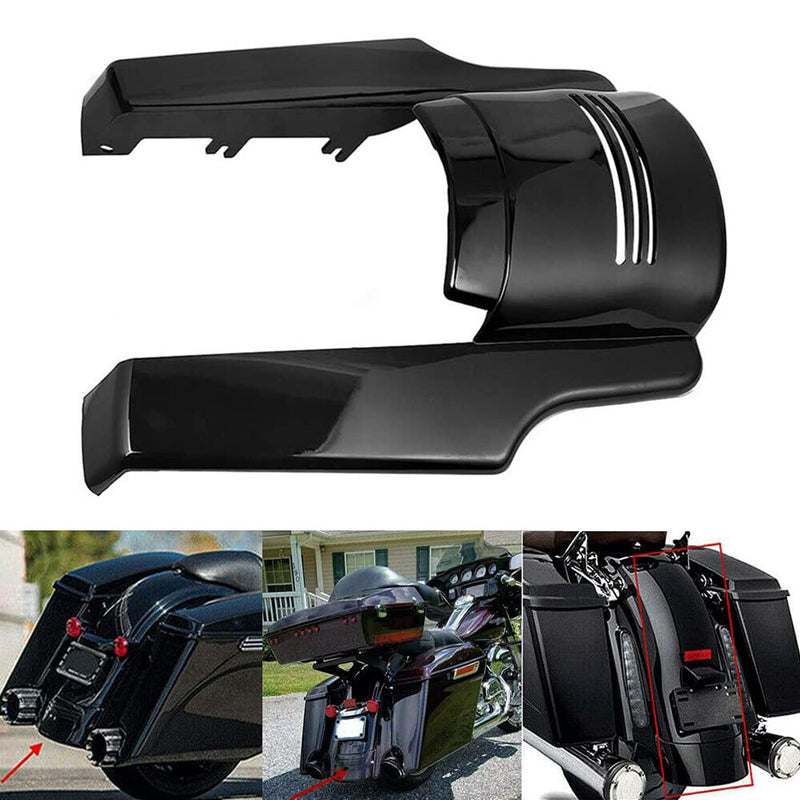 Rear Fender Extension Filler 5" Vivid Black for Harley Touring Glide