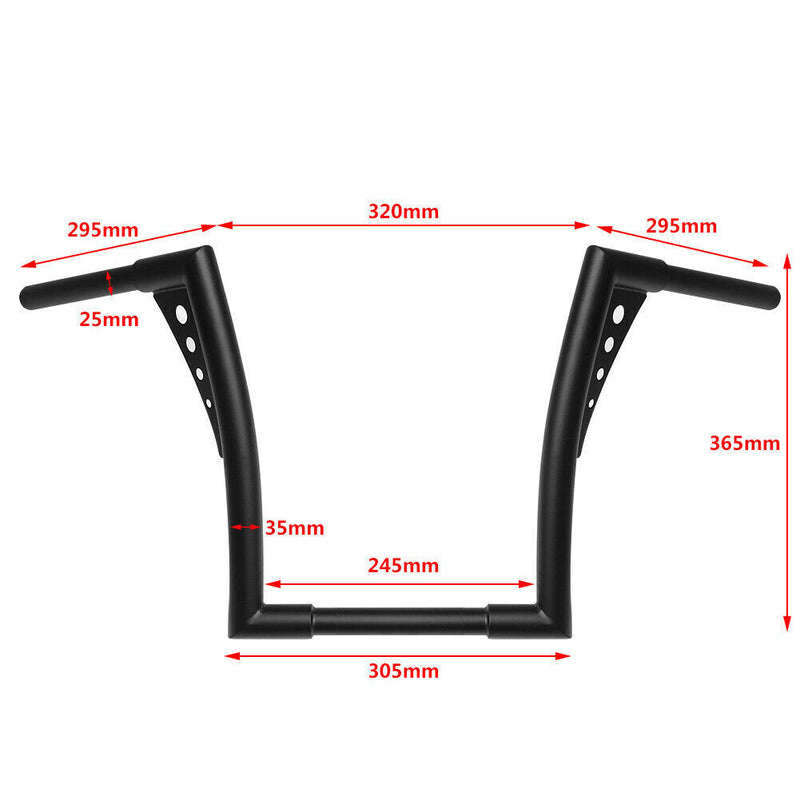 12" Rise Hangers Handlebar for Harley Softail Standard FXST 1999-2015