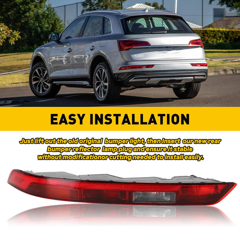 Lower Tail Fog Brake Lamp Left Driver Rear Bumper Light for Audi Q5 18-21