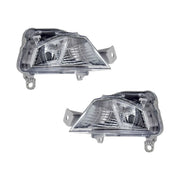 DURAFORCE For 2019-2021 Nissan Altima Front Turn Signal Fog Light Cover LH&RH Pair 4PCS