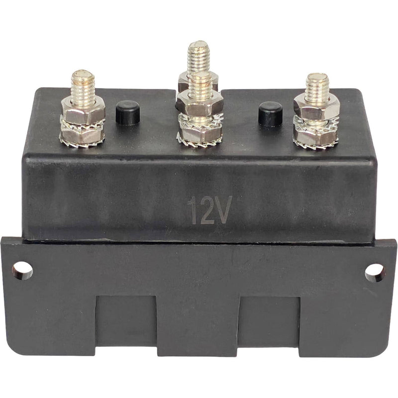 DURAFORCE Quadrupole 500A 12V 2-Wire Windlass Reverse Solenoid for Boat Electric Winch
