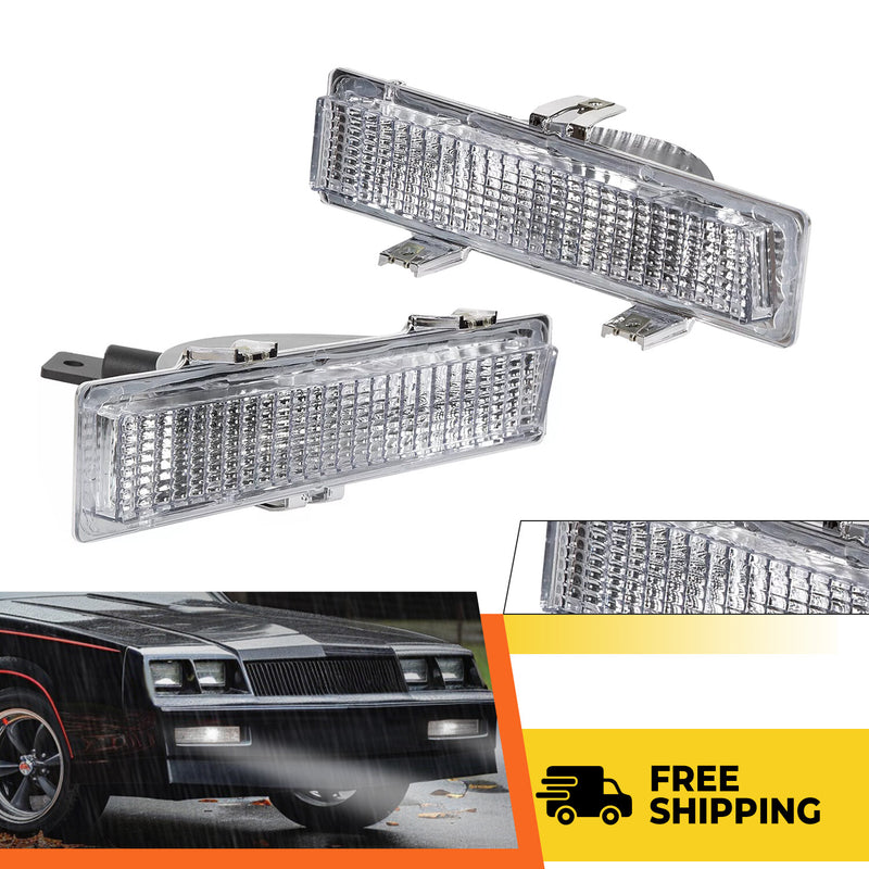 Front Park And Turn Signal Light Lamps for Chevy Monte Carlo SS 1981-88 Pair
