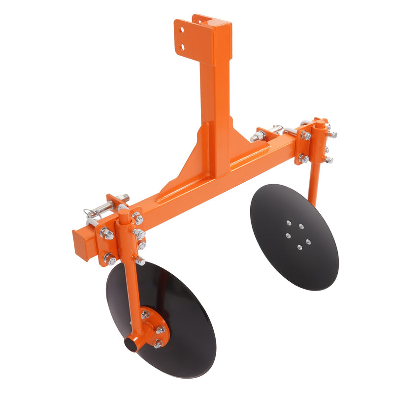 48" Adjustable Disc Bedder Disc Harrow for Cat 1 Tractors 3 Point Steel