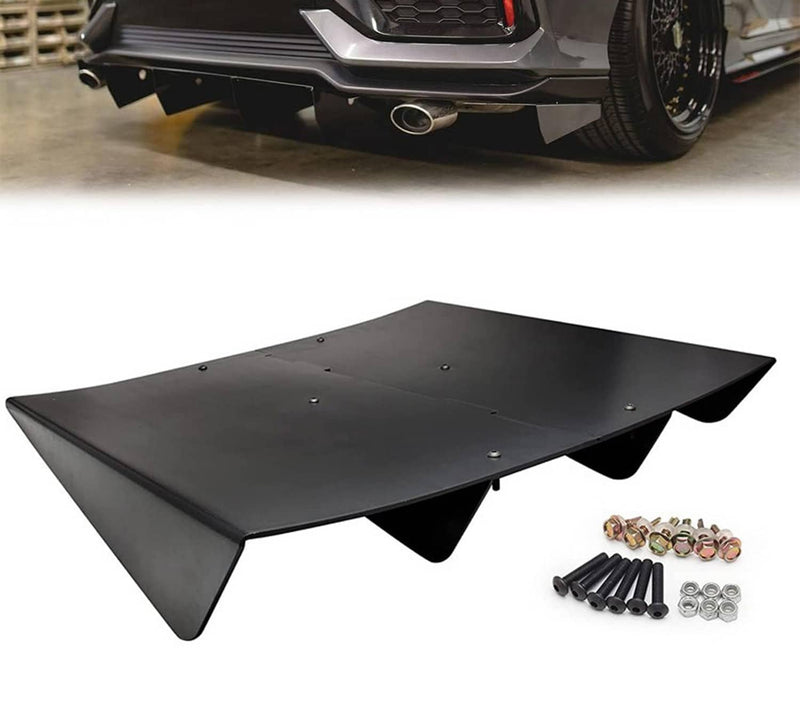 Rear Bumper Diffuser Shark ABS 4-Fin Spoiler Lip Splitter for Mazda Miata