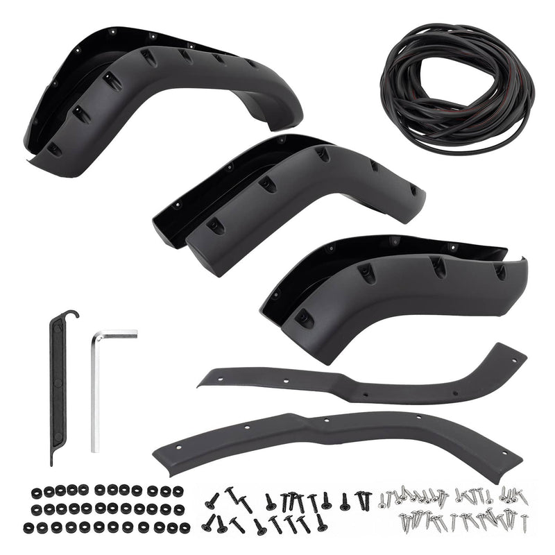 Fender Flares Kit Front Rear for Jeep Cherokee XJ 4DR 1984-2001 Sport Utility