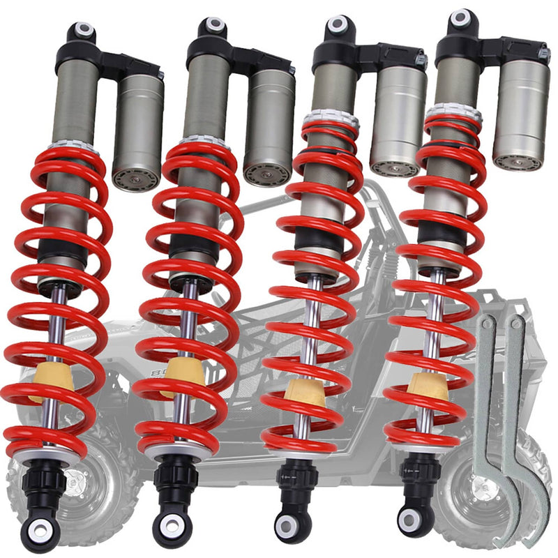 Stage 5 Front + Rear Air Shocks Absorbers for Polaris RZR S 800 EFI 09-14