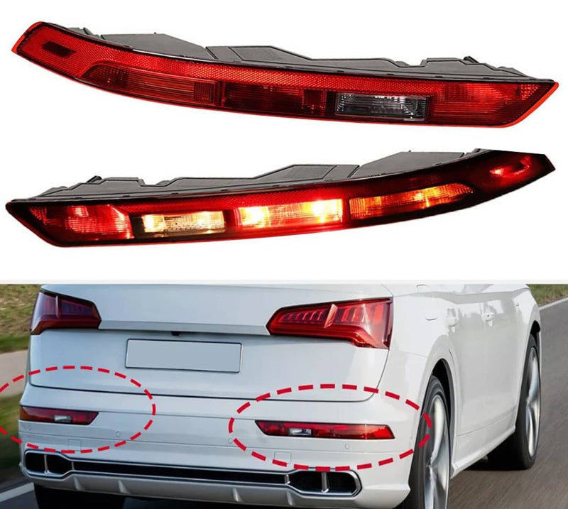 80A945070A Rear Bumper Lower Tail Light Brake Lamp Set for 2018-2021 Audi Q5
