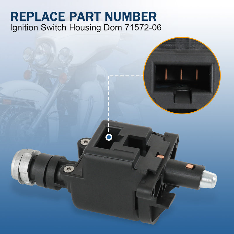 Ignition Switch Housing for Harley Cruiser Street Electra Road Glide 2006-2013