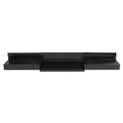 DURAFORCE Rear Step Bumper 83" Black Universal Screw-On for Enclosed Utility Body