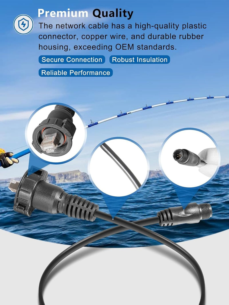 010-12531-01 Marine Network Adapter Cable for Garmin Panoptix LiveScope GC 200