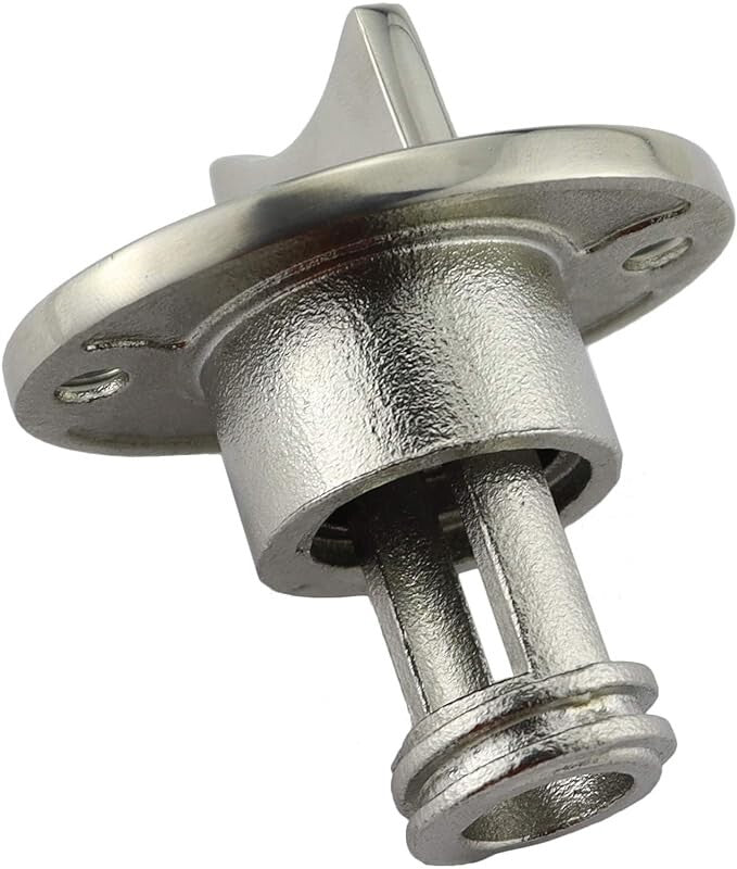 1Pc Oval Garboard Drain Plug 316 Stainless Steel Boat Fits 25mm 1 Inch Hole