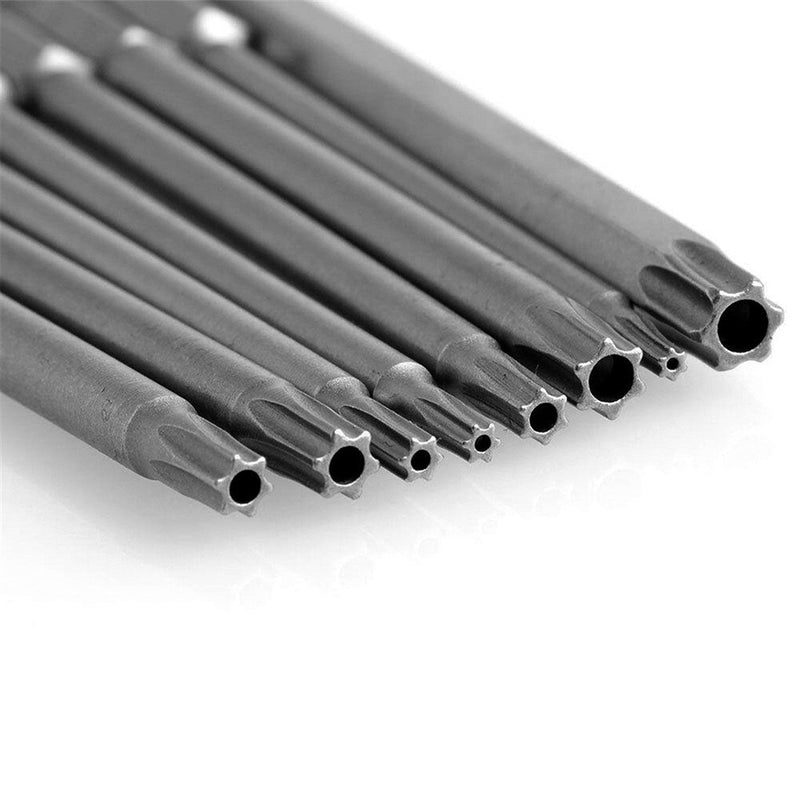 12pcs T6-T40 Magnetic Head Torx Screwdriver Bit Set Security Tamper Proof Star