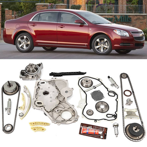 DURAFORCE 2.0L 2.4L Timing Chain Kit Oil Water Pump for Chevrolet Cobalt Equinox HHR
