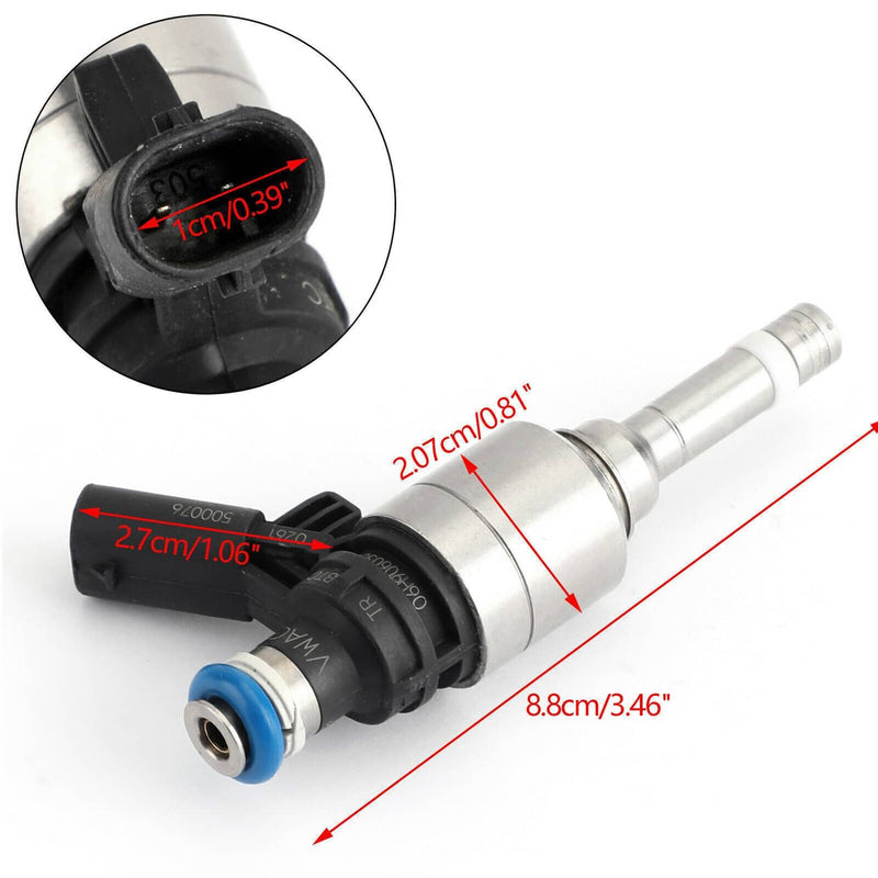 06H906036G Fuel Injectors for Audi A4 TT VW Jetta Golf CCTA 2.0T Turbo 4Pcs