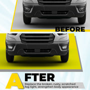 DURAFORCE Fog Lights W/Bulb Clear Lens for Ford Transit 2020-2026 Focus 2015-18 LH&RH Pair