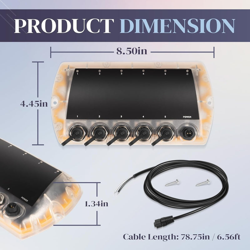 411850-1 5 Port Ethernet Switch for Humminbird AS ETH 5PGL Helix G4N