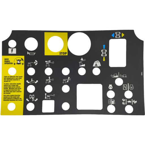 DURAFORCE 72095GT Platform Control Panel Decal for Genie Articulated Boom Lift Z-34/22 IC