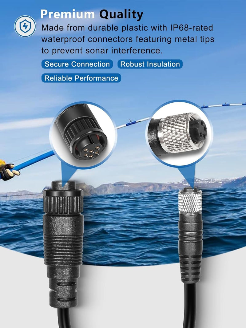 MKR-US2-1 Universal Sonar 2 Adapter Cable for Garmin GPSMAP Fishfinder
