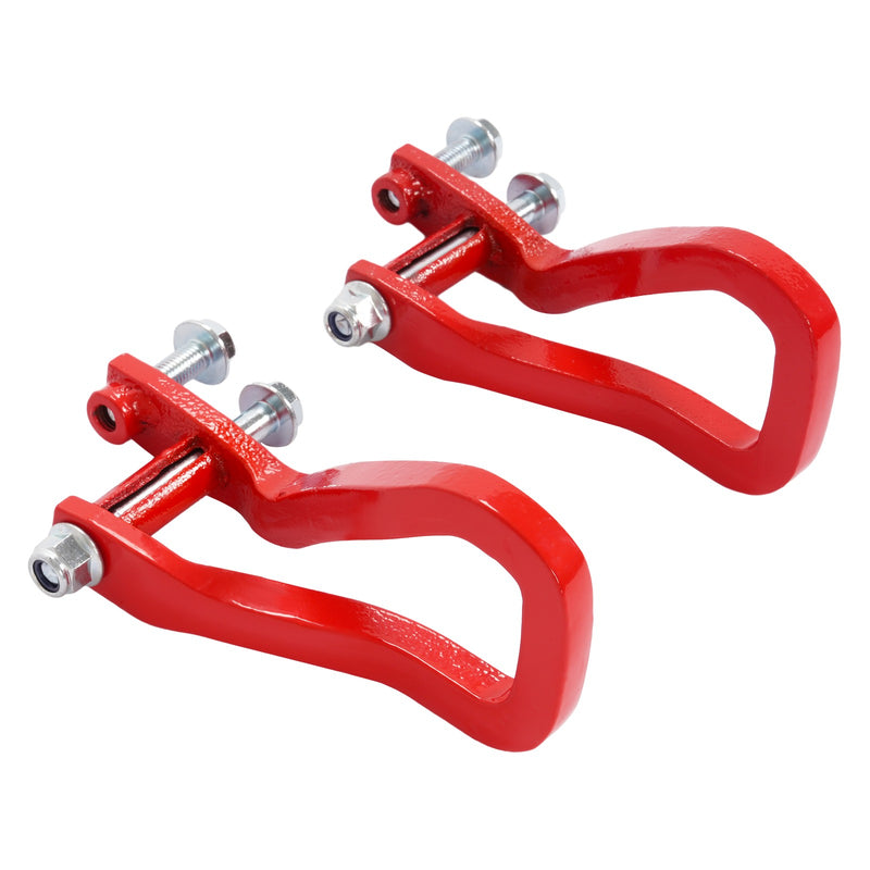 Heavy Duty Front Car Tow Hooks With Bolts Red for GMC Sierra 1500 2019-2026