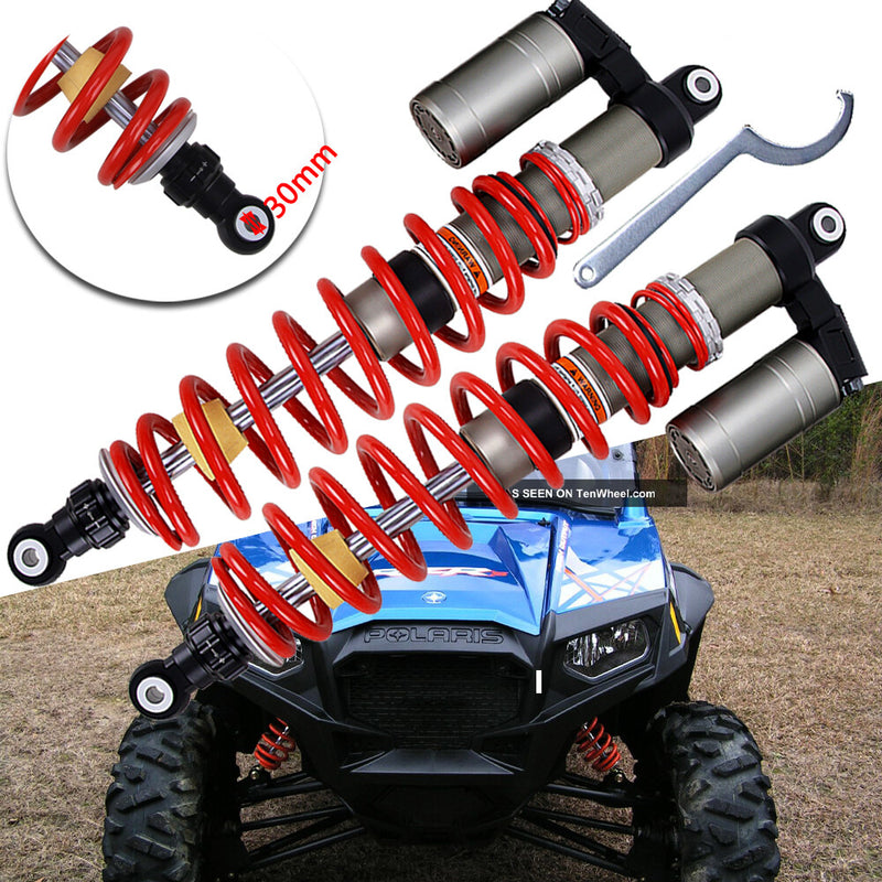 For 2009-2014 Polaris RZR 800 S Pair Front Shocks Absorbers Adjustable UTV