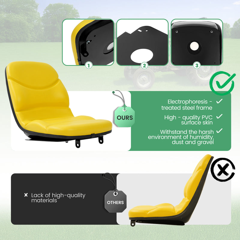 M805158 Tractor Seat for John Deere 670 770 790 870 970 990 1070 3005 4005