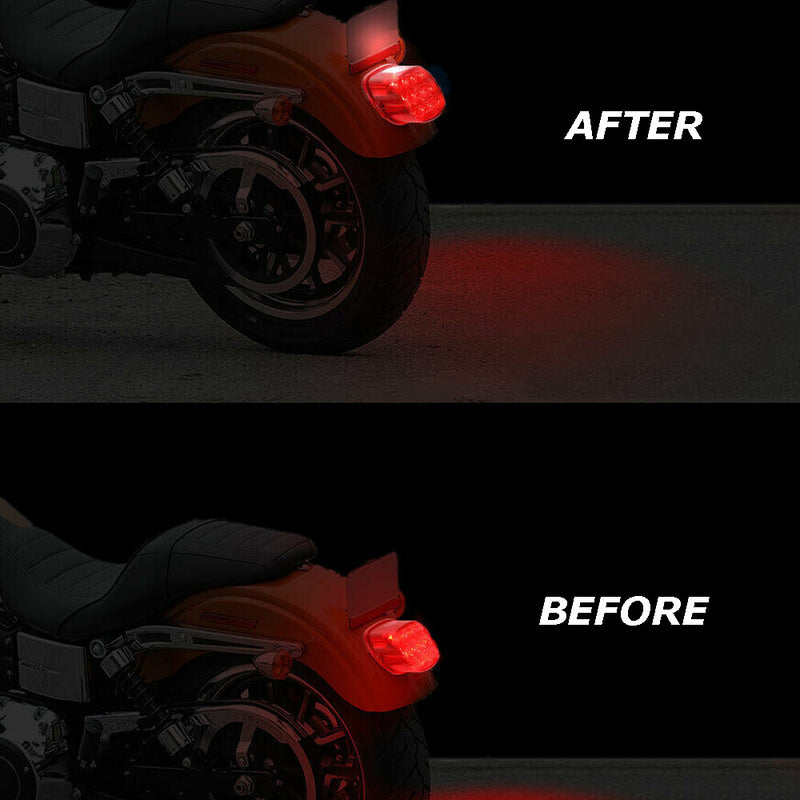 LED Rear Tail Light Brake Smoke for Harley Touring Glide Dyna Softail Sportster