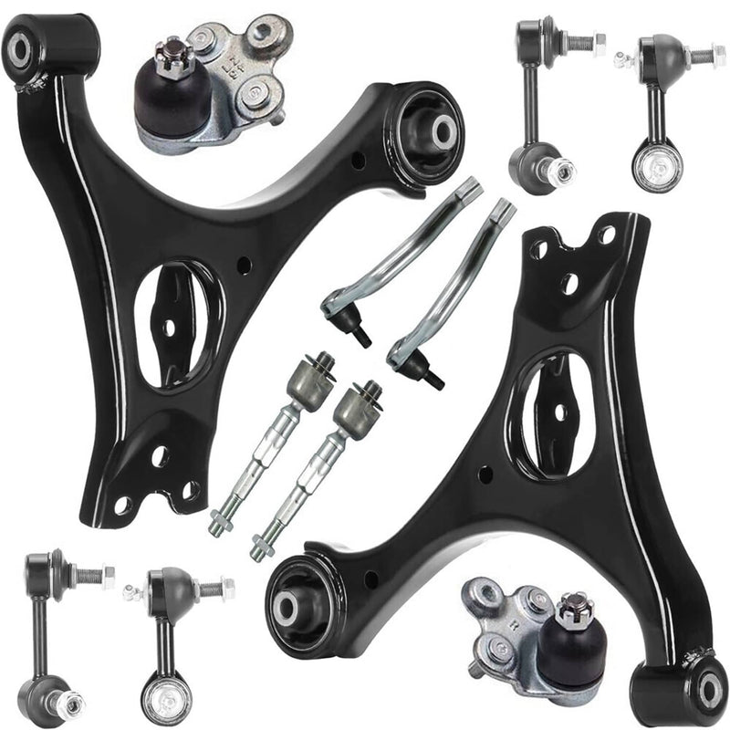 Lower Control Arms Ball Joint Sway Bar Tie Rod for Honda Civic 2006-2011 14Pcs