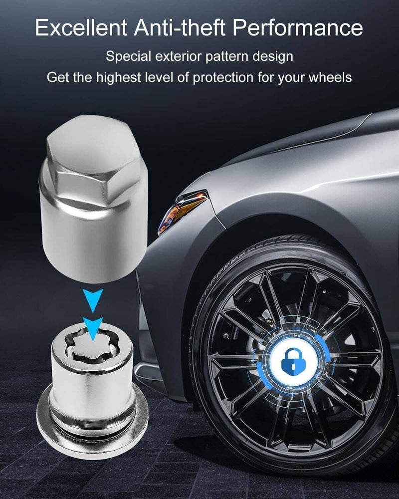 00276-00900 Alloy Wheel Lock Lug Nut Set Anti Theft for Toyota Lexus