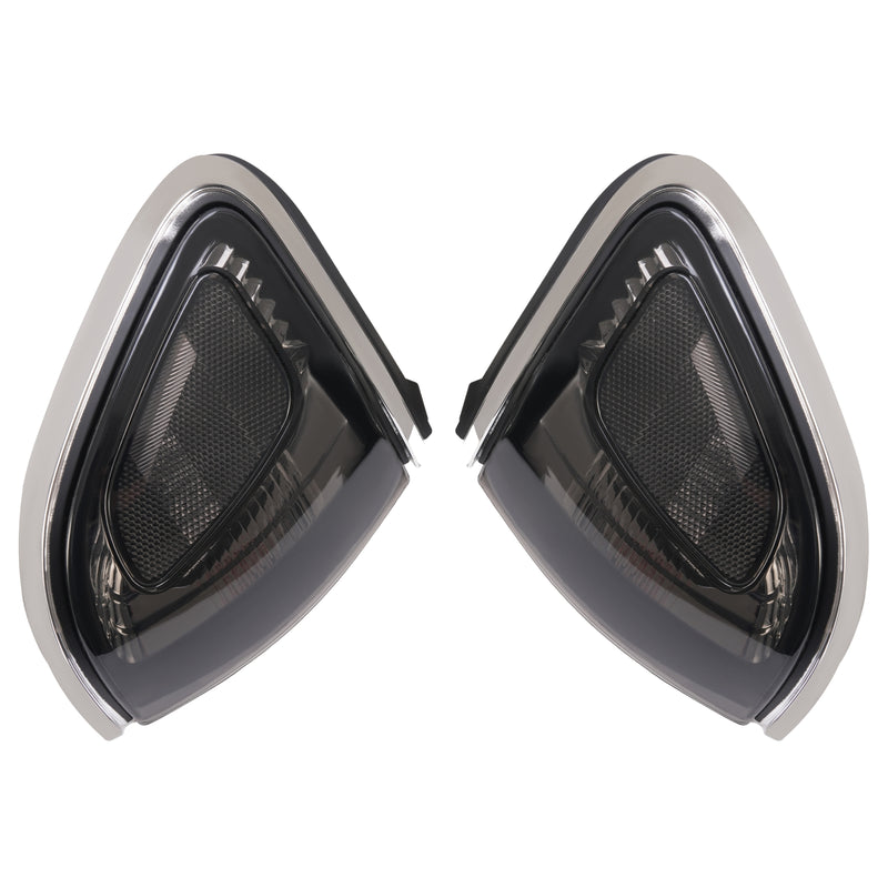 Smoke Lens Chrome Trim Corner Lights Lamps for Toyota Tacoma 2001-2004 Pair