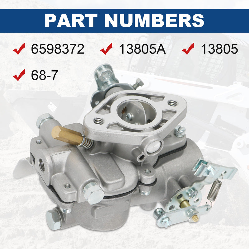 Carburetor for Zenith 13805 for Ford 1.6L Clark Bobcat Skid Steer 6598372