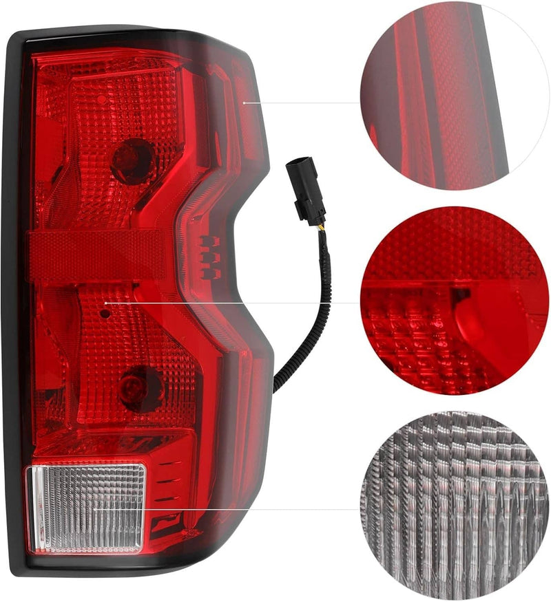LED Tail Light Brake Lamp with Bulb for Chevy Colorado 2023-2024 Right Passenger