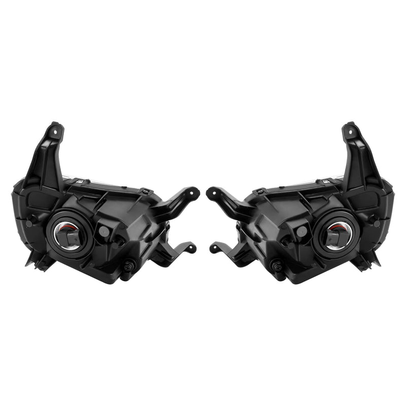 DURAFORCE Halogen Fog Lights with Bezel Chrome Trim for Kia Optima 2014 2015 RH LH Pair