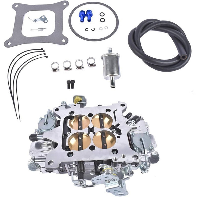 BR-67200 750 CFM Billet Aluminum 4 Barrel Double Pumper Carburetor Gasoline