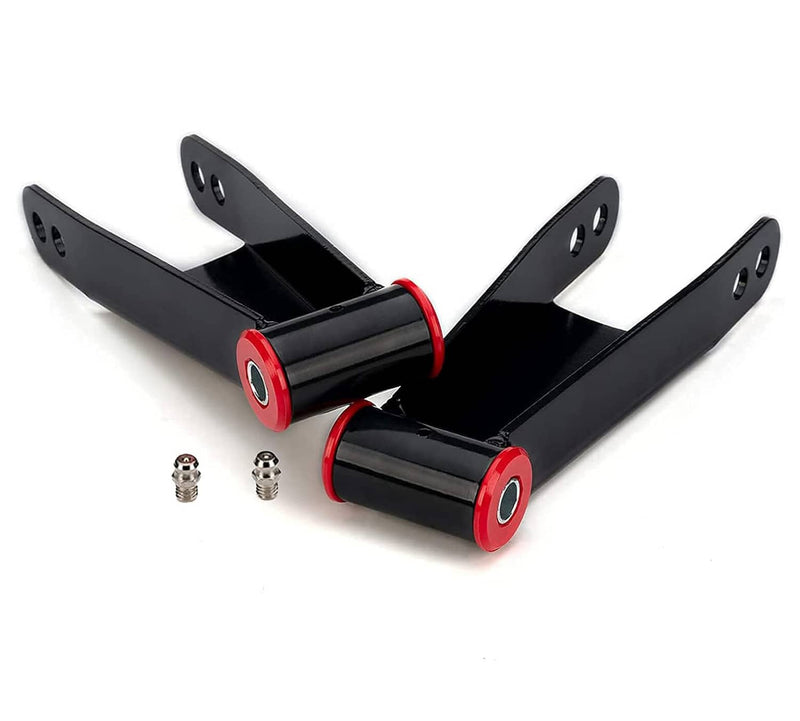3" Rear Drop Shackles for Chevy GMC Sierra Silverado 1500HD 3500HD 2WD 01-10