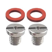 DURAFORCE Slot Head Drain Fill Plug Screw & Gasket Kit for Yamaha Outboards Lower Unit 2X