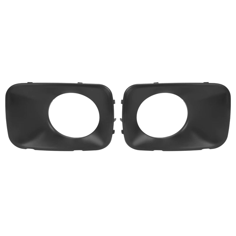 DURAFORCE Fog Light Trim Cover for Honda Pilot 2009 2010 2011 Black Driver & Passenger