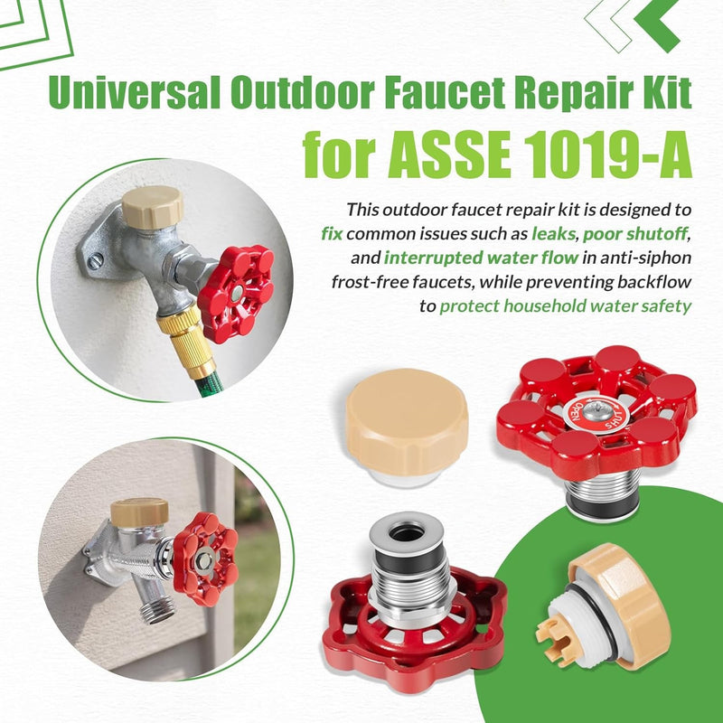 ASSE 1019-A Outdoor Faucet Repair Kit VACVBKX1B Vacuum Breaker 2 Pack