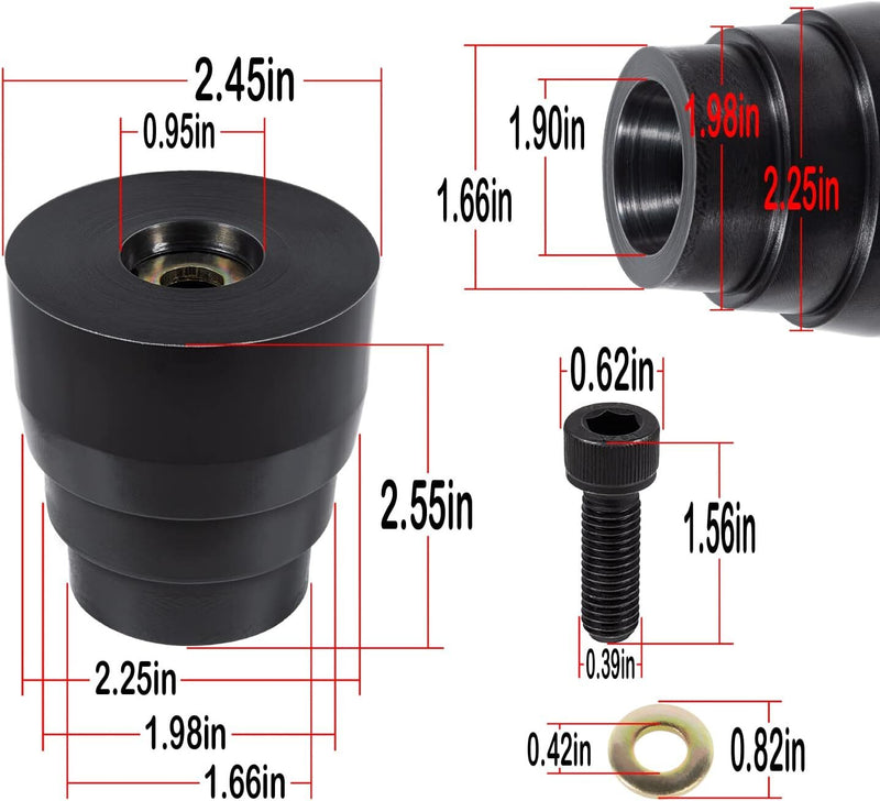 8.9104G Rear Bump Stop Set for Toyota 4Runner 1996-2009 2WD/4WD One Pair