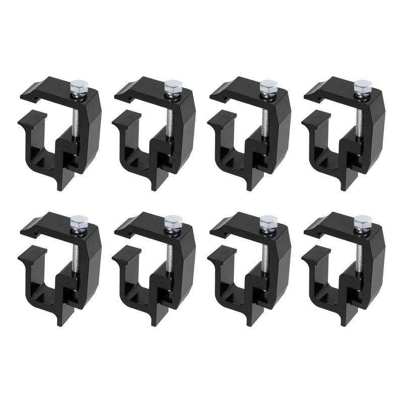 DURAFORCE Cap Topper Camper Shell Mounting Clamps Aluminum Truck Bed 8 Pieces