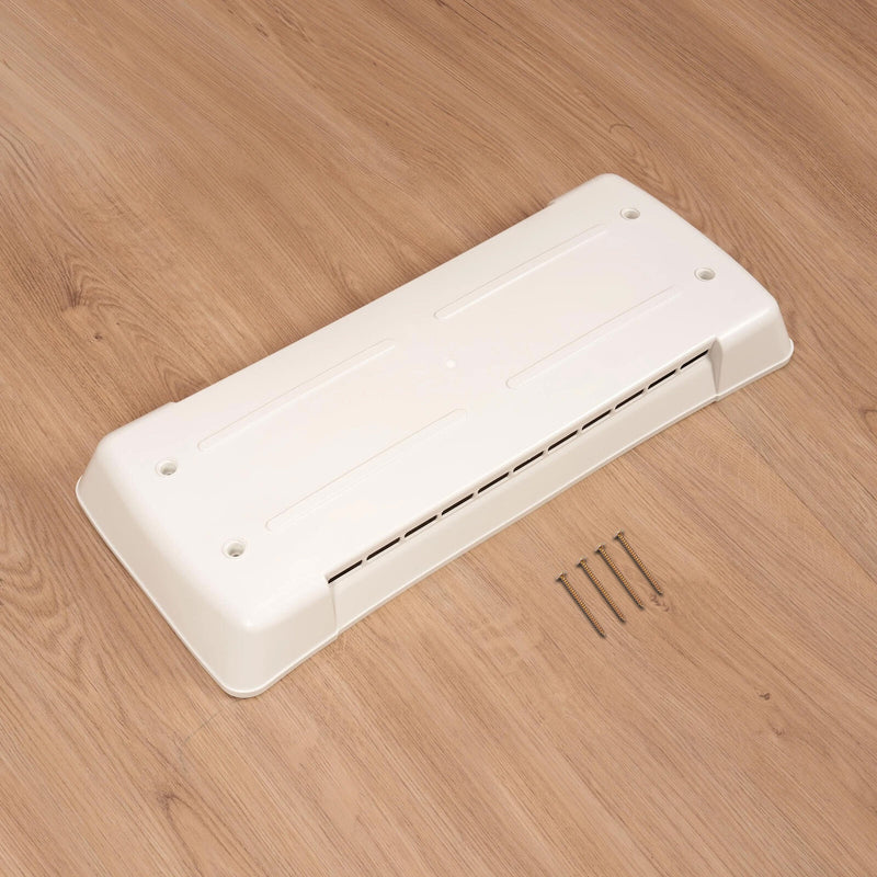 65528 White Vent Cover w/ Mounting Hardware for Dometic Refrigerator Vents