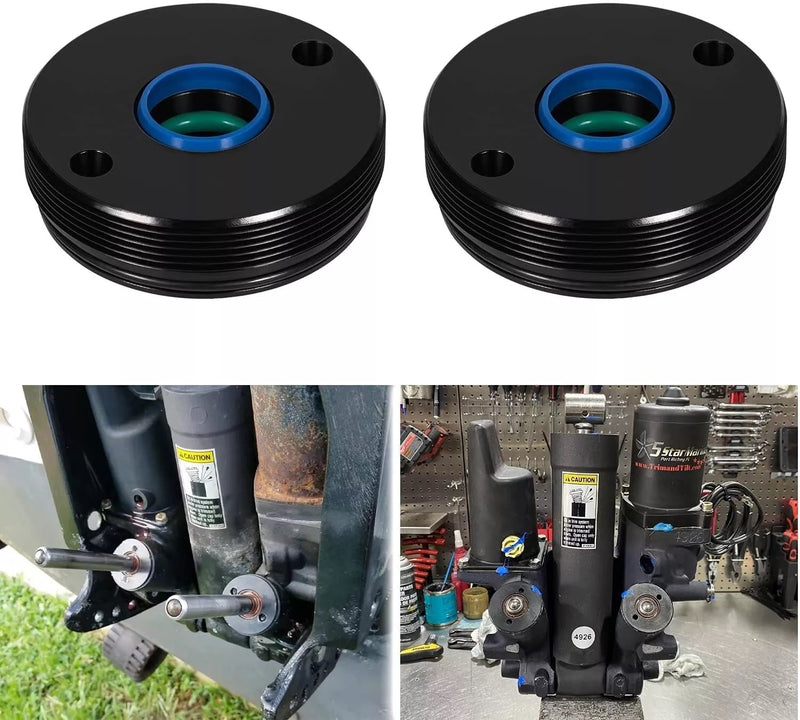 878239A02 Power Trim Tilt Cylinder End Cap for Mercury 135-150-175-200-225 2 Pcs