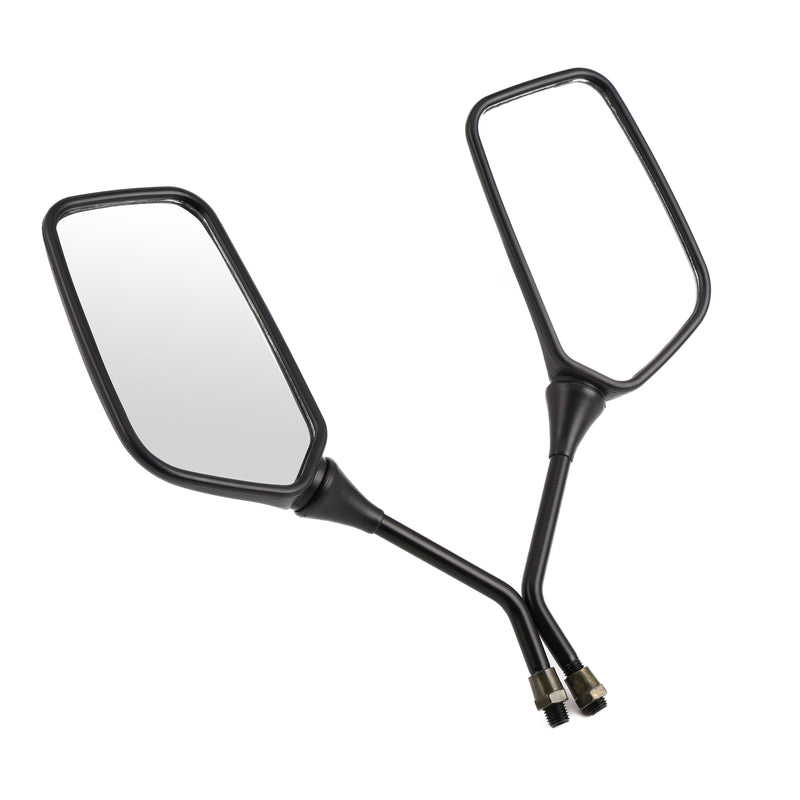 Pair Motorcycle Rearview Black Mirrors for Suzuki DR200 DR350 DRZ400 DR650