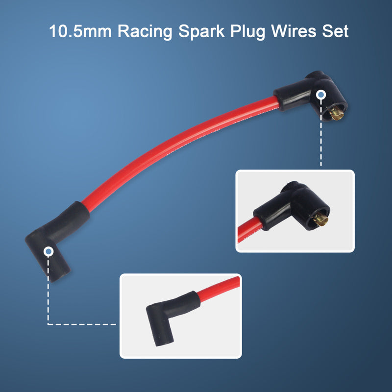 HEI Distributor and Spark Plug Wires for Ford Small Block 289-302 SBF