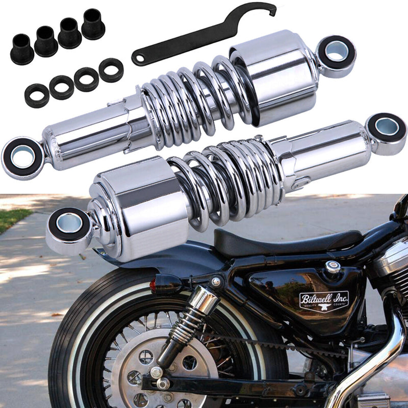 10.5'' Rear Shocks Absorber Pair for Harley Sportster XL 883 1200 Lowering