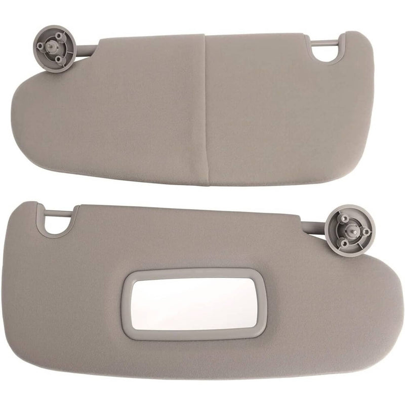 Sun Visor Set Left Right for 2002-2009 Dodge Ram 1500 2500 3500 Beige 2Pcs