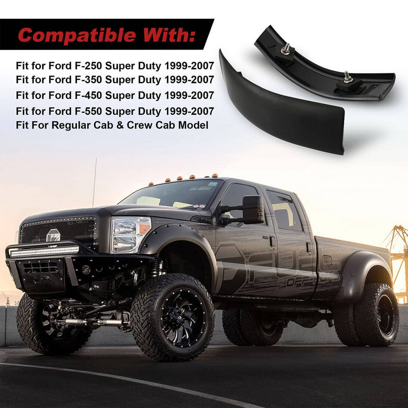 Cab Corner Roof Molding Trim for Ford F250 F350 Super Duty 99-07 Upgraded