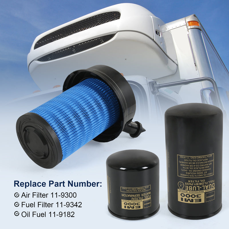 Filter Kit for Thermo King SB190 SB210 SB230 SB300 SB330 11-9182 11-9300 11-9342