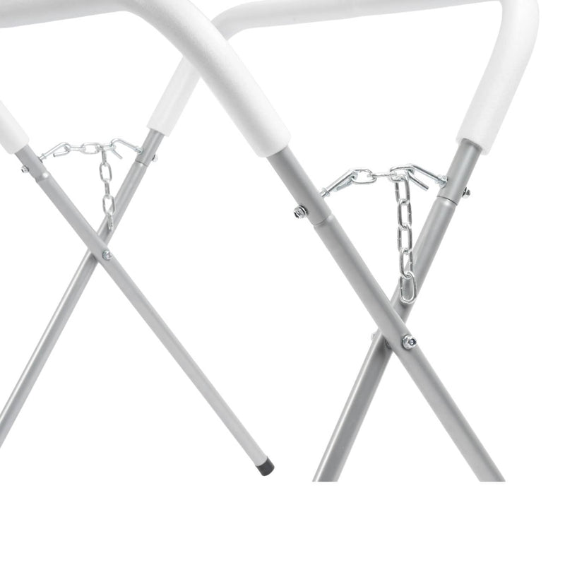 DURAFORCE Heavy Duty Auto Body Painting Adjustable Work Stand For Bumpers 500 LBS Silvery