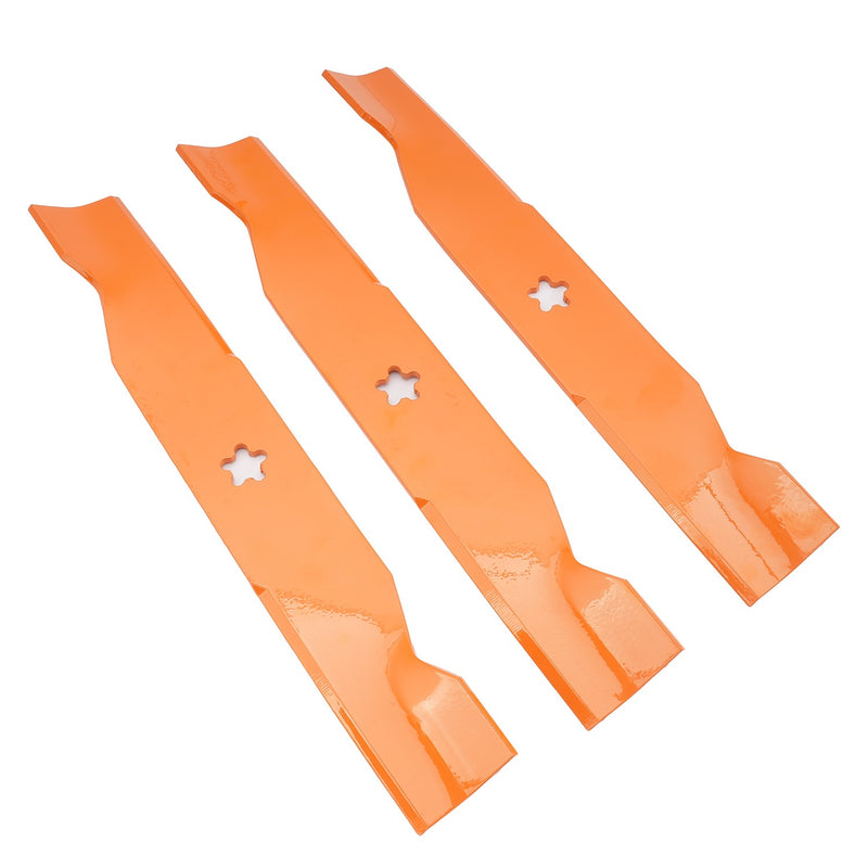 180054 575938201 Mower Blades for Husqvarna Poulan 48 Inch Deck 3 Pack